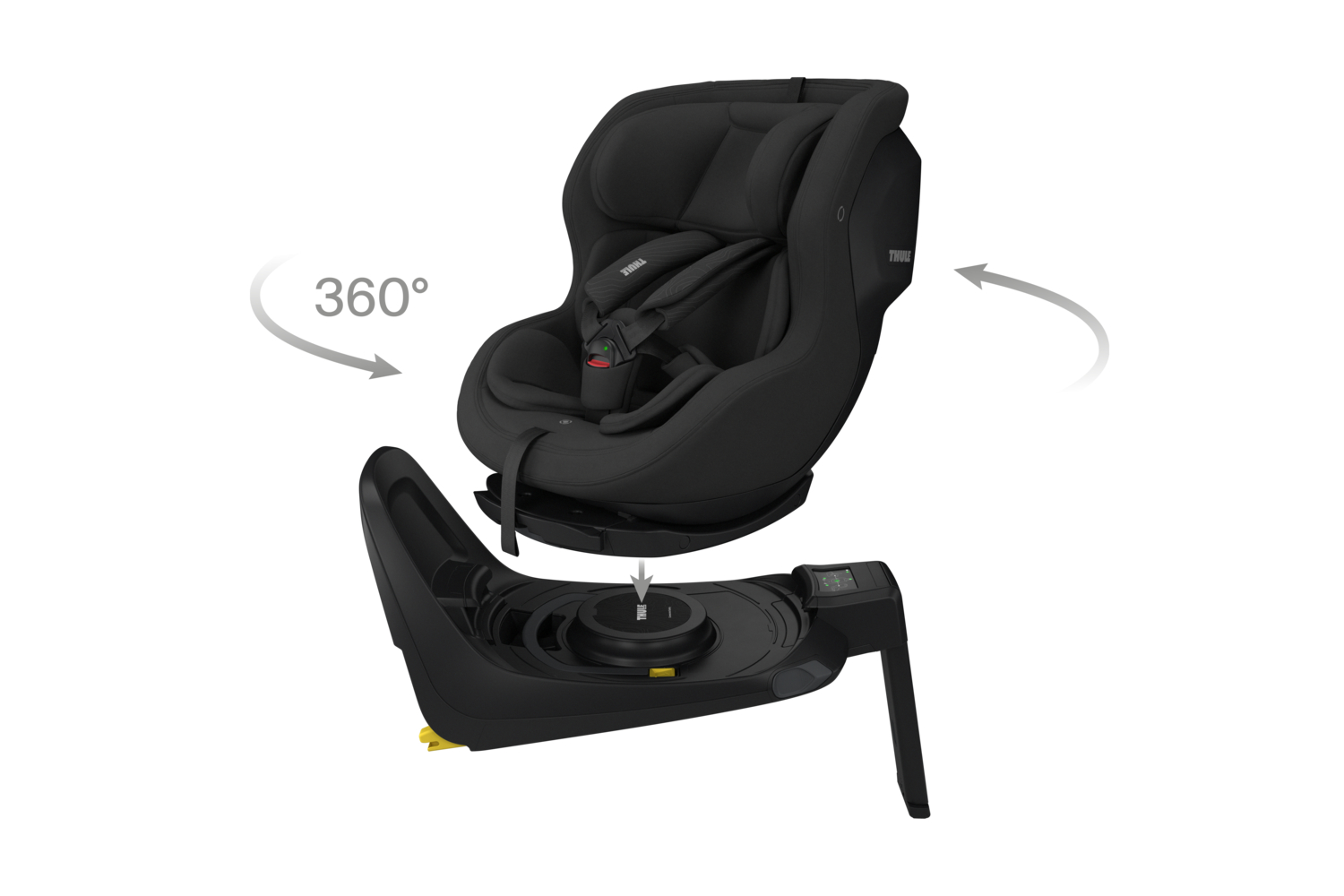 Thule Elm Connect 360 autosjedalica - crna NOVO