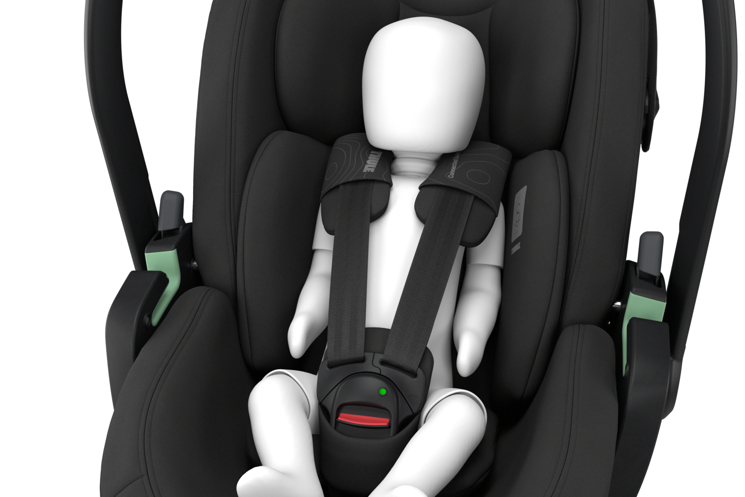 Thule Maple Connect dječja autosjedalica crne boje